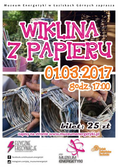 Warsztaty – WIKLINA Z PAPIERU